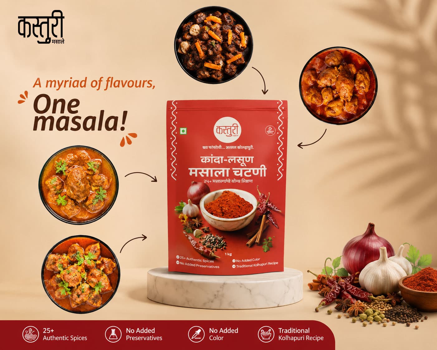 Authentic Kolhapuri Masala Usage Ideas