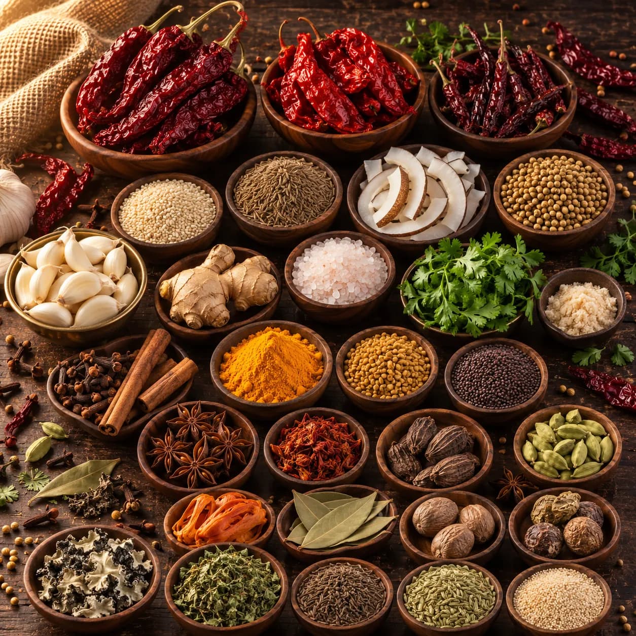 25+ Premium Spices