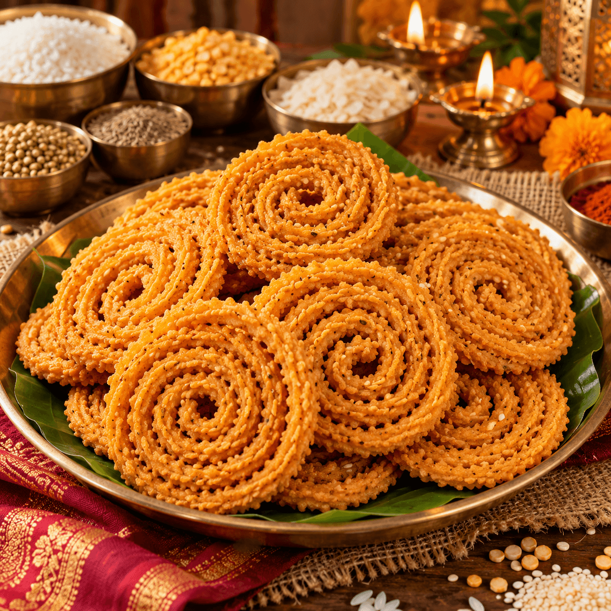 दिवाळी स्पेशल खमंग कुरकुरीत चकली