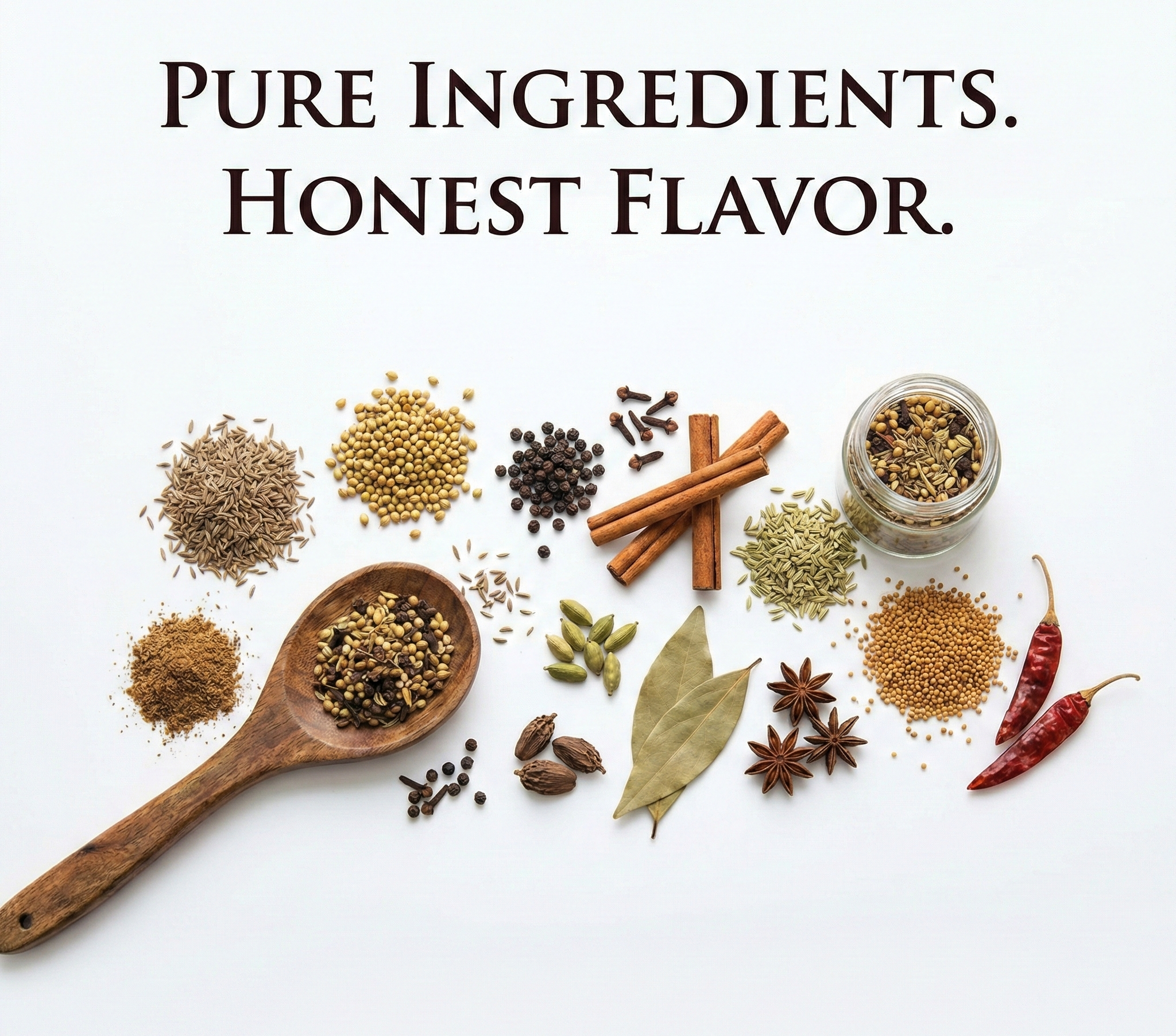 Natural Ingredients - Pure Taste